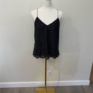 J. Crew Black Lace Camisole